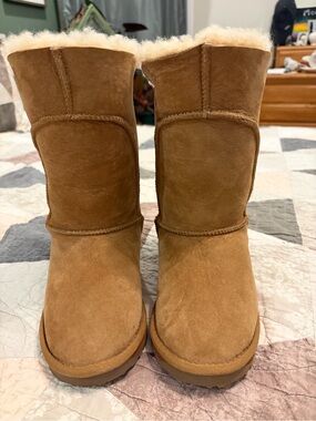 EMU Australia Alba Chestnut Sheepskin Boots - Women's Size 5